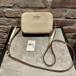 Kate Spade Metallic Saffia Glittering Mini Camera Bag